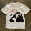 Lana Del Rey T-shirt Short Sleeve Cotton T-shirt Size S To 5XL