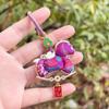 Pure Handmade Song Brocade Horse Pendant Charm – Double-Sided Fortune & Prosperity Tassel Ornament