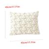 Christmas Throw Pillow Cover Set of 2, Plush Faux Furs Cushion Covers with Raised Embroidery for Coordinated Indoor Seating