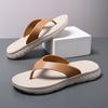 High Quality Export Thick Bottom Heightening Sandals Versatile Trend Men's Summer Beach Slippers Outdoor Leisure Flip-flops WBXY