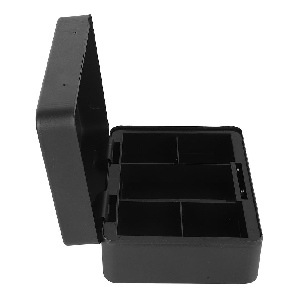 Cash Box Practical Large Storage Space Secure High Hardness Cash Saving Organizer Box for Shopping