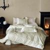 Cotton French Printing Four-piece Girl Heart Quilt Cover Cotton Bed Sheet Bedding