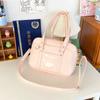 Japanese JK Uniform Bag Shoulder Messenger Commuter College Style Student Bag Love Backpack Student Soft Girl PU Female Bag
