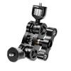 Adjustable Mount Arm with Double Ballheads 1/4in Screw for Cameras Monitors and LED Lights Aluminum Build