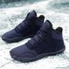 Winter Men's Casual Shoes Warm Men Snow Boots with Fleece Non-slip Waterproof Male Boots 2024 New Couple Boots Botas Para Hombre
