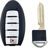 Smart Replacement Key Fob Cover Case fit for Nissan Altima Sentra Rogue Pathfinder Murano Armada Maxima Versa Infiniti QX60 QX50 QX70 JX35 Keyless