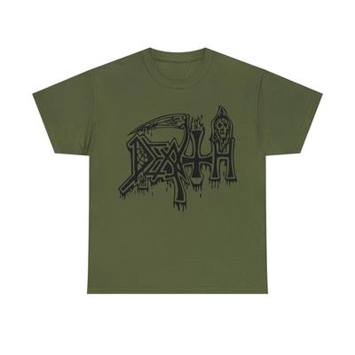 T-shirt Logo Morte Vintage Band Metal Incantazione Verde Opeth Decapitated Vader