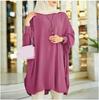 2023 Women's Solid Color Plus Size Loose Casual Long Sleeve Pullover
