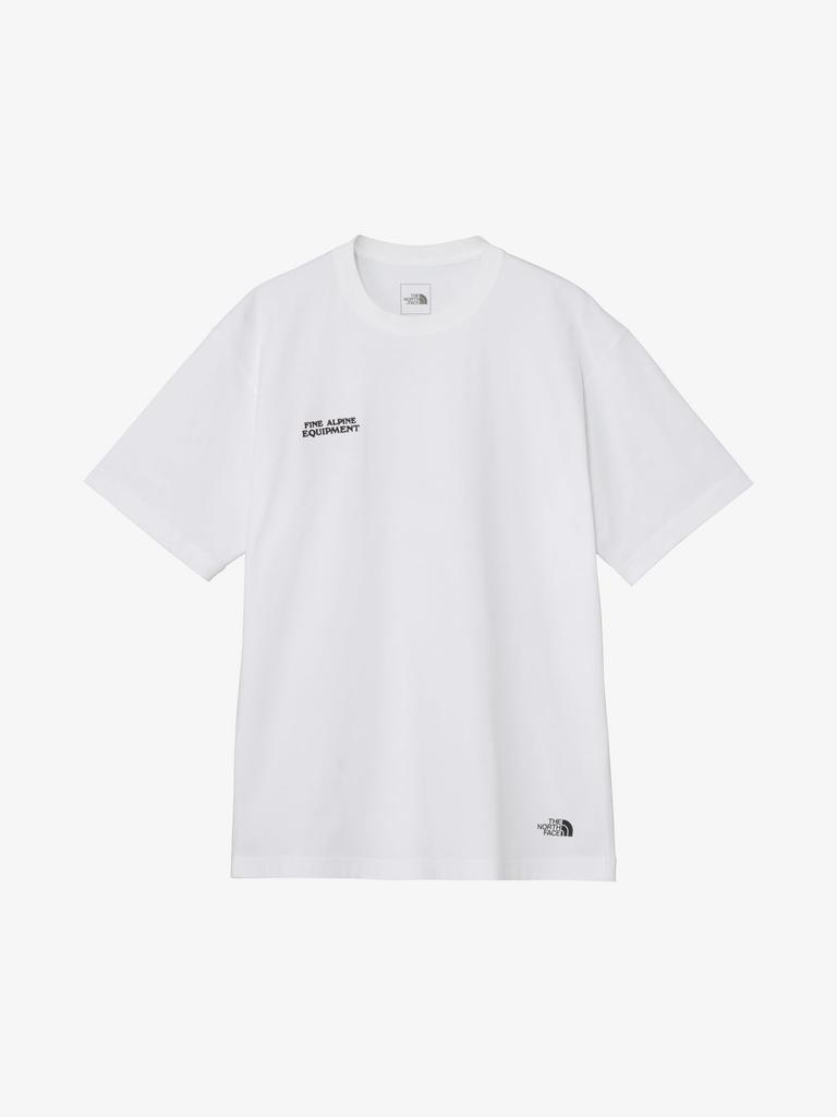 North Cut and Sew TNF Packs Graphic Tee White S [The Face] Short-Sleeve T-Shirt S/S