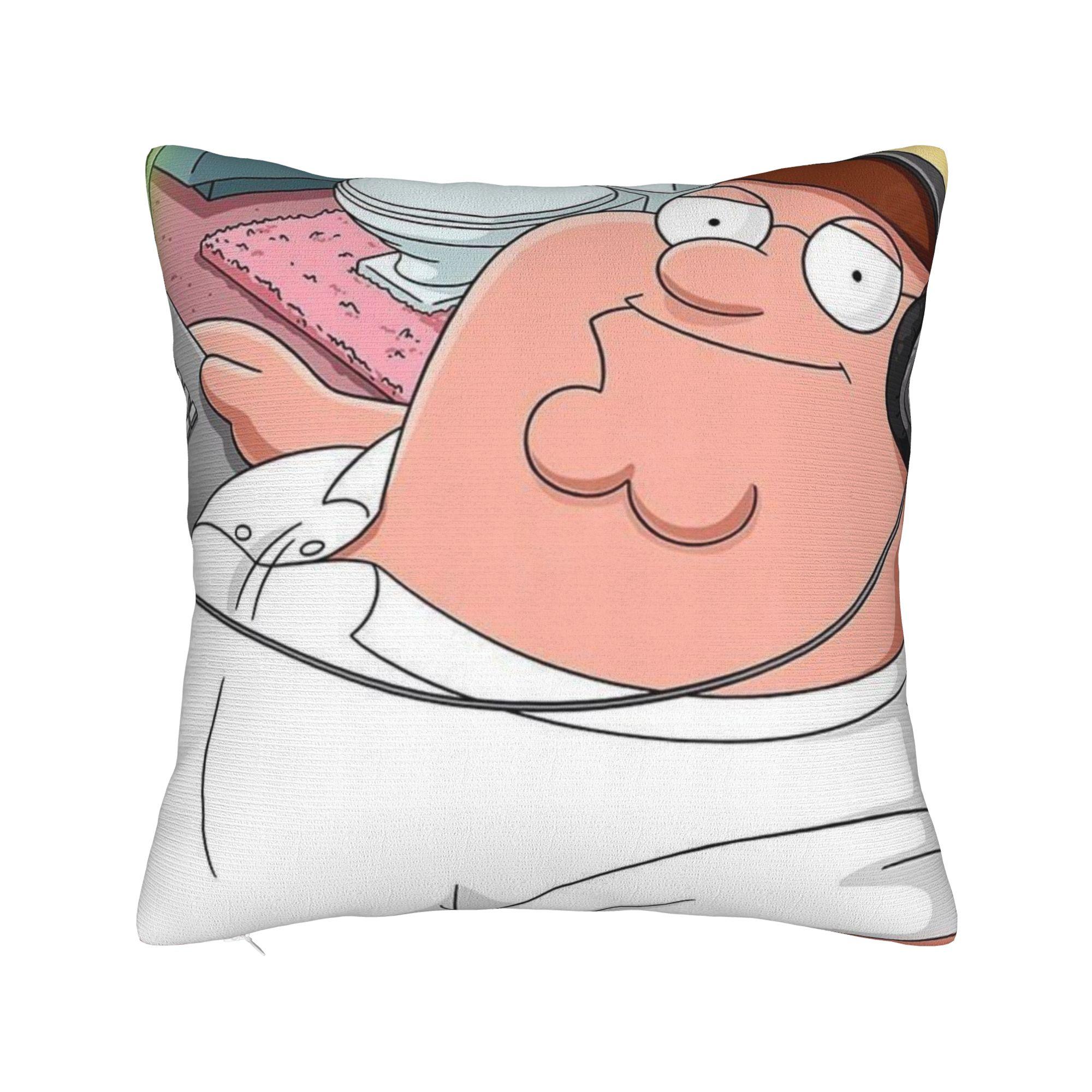 

F-Family Funny Guy Pillowcase Merch Printing Cushion Cover Decorations Pillow Case Cover Home Multi-Size 16x16Inch