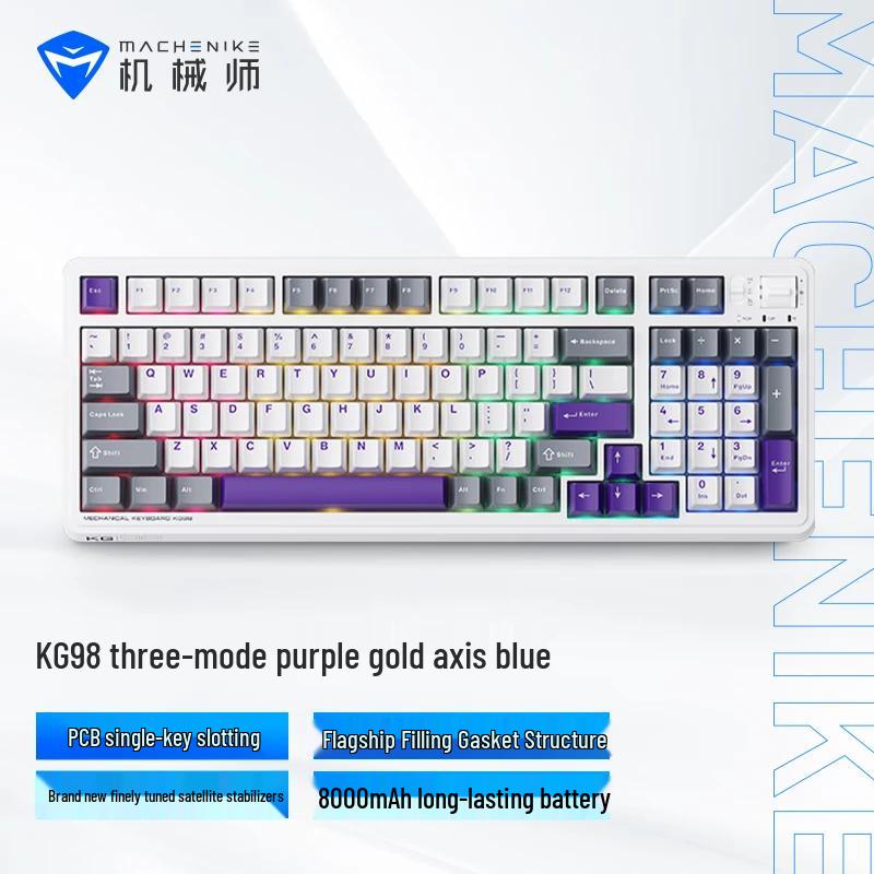

MACHENIKE KG98 Tri-Mode Customizable Mechanical Keyboard