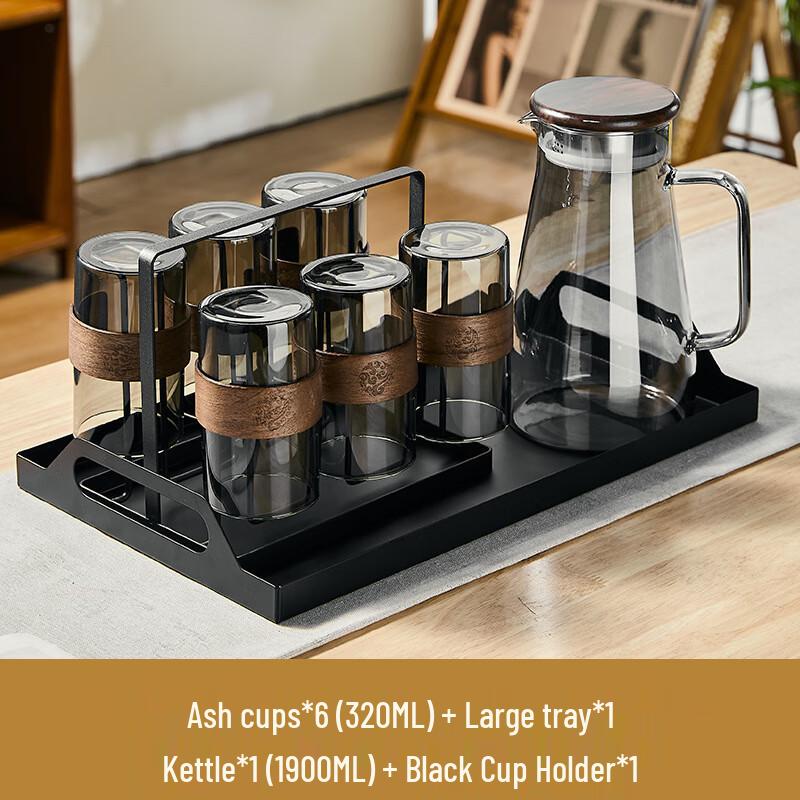 Shangqi High Borosilicate Glass Teapot and Cup Set