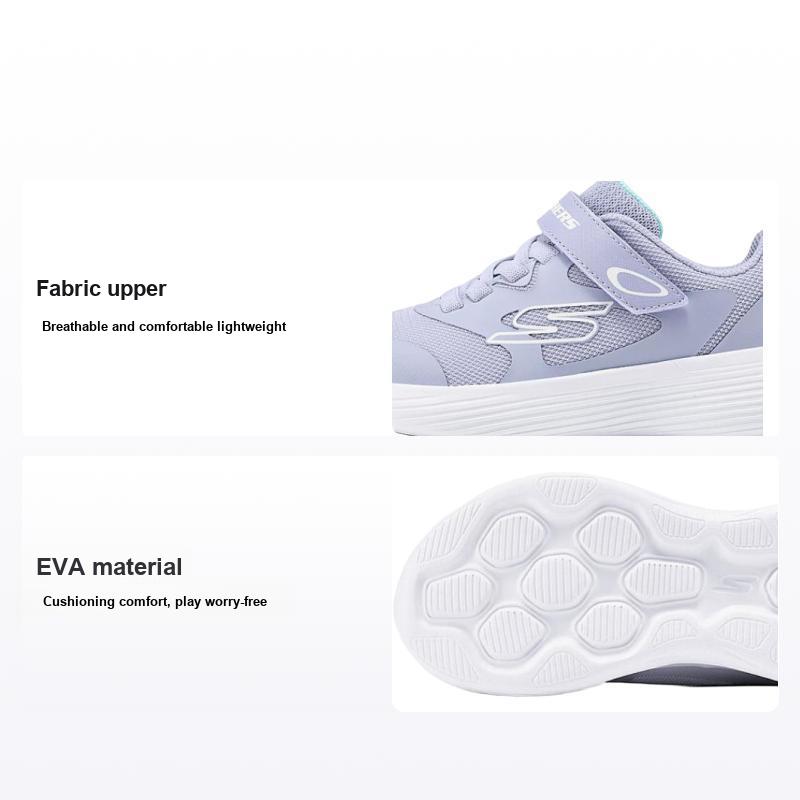 Skechers Детские Удобные Мягкие Универсальные Нескользящие Прочные Низкие Повседневные Кроссовки Детский кроссовок Фиолетовый 303580L-LAV 36