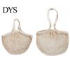 Cotton Mesh Handbag Bag Reusable Grocery Tote with Long Handles Washable Eco-Friendly Shopping Lightweight Foldable Net for Fruits And Vegetables