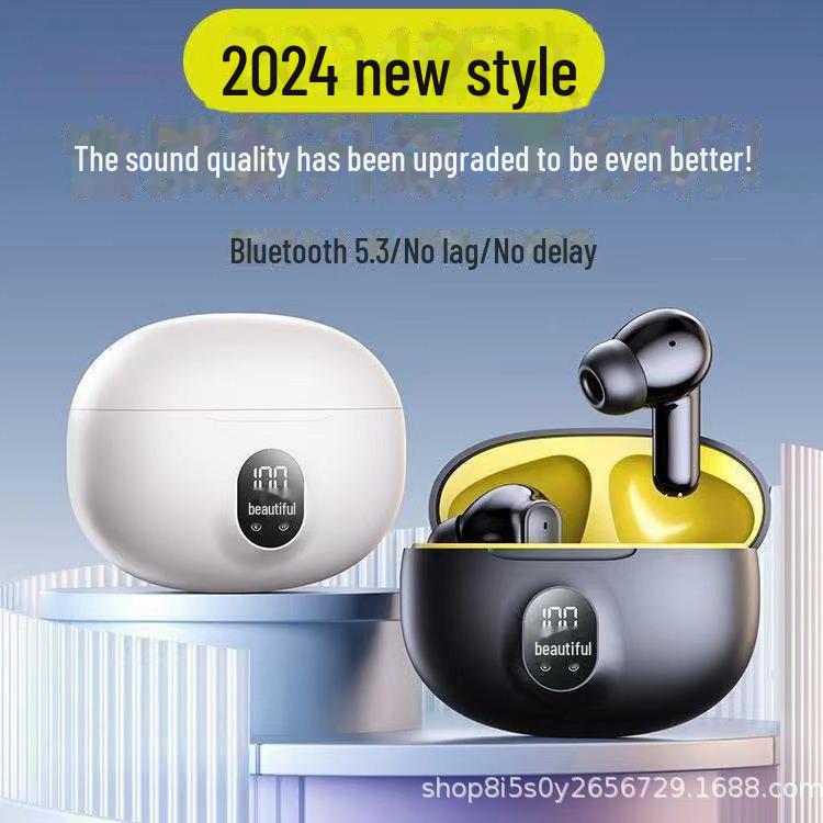 

Беспроводные наушники-вкладыши S510 Airdots4 895B с цифровым дисплеем, шумоподавлением и Bluetooth-гарнитурой TWS. чёрный