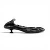 Pristine Sergio Rossi Pumps ORB Micromartini Heels Black Leather Women 36 Used
