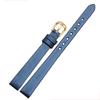 Quality Spun Silk + Genuine Leather Watchband 6mm 8mm 10mm 12mm 14mm For The Womens Wrist Watch Bracelet Red Black White Blue