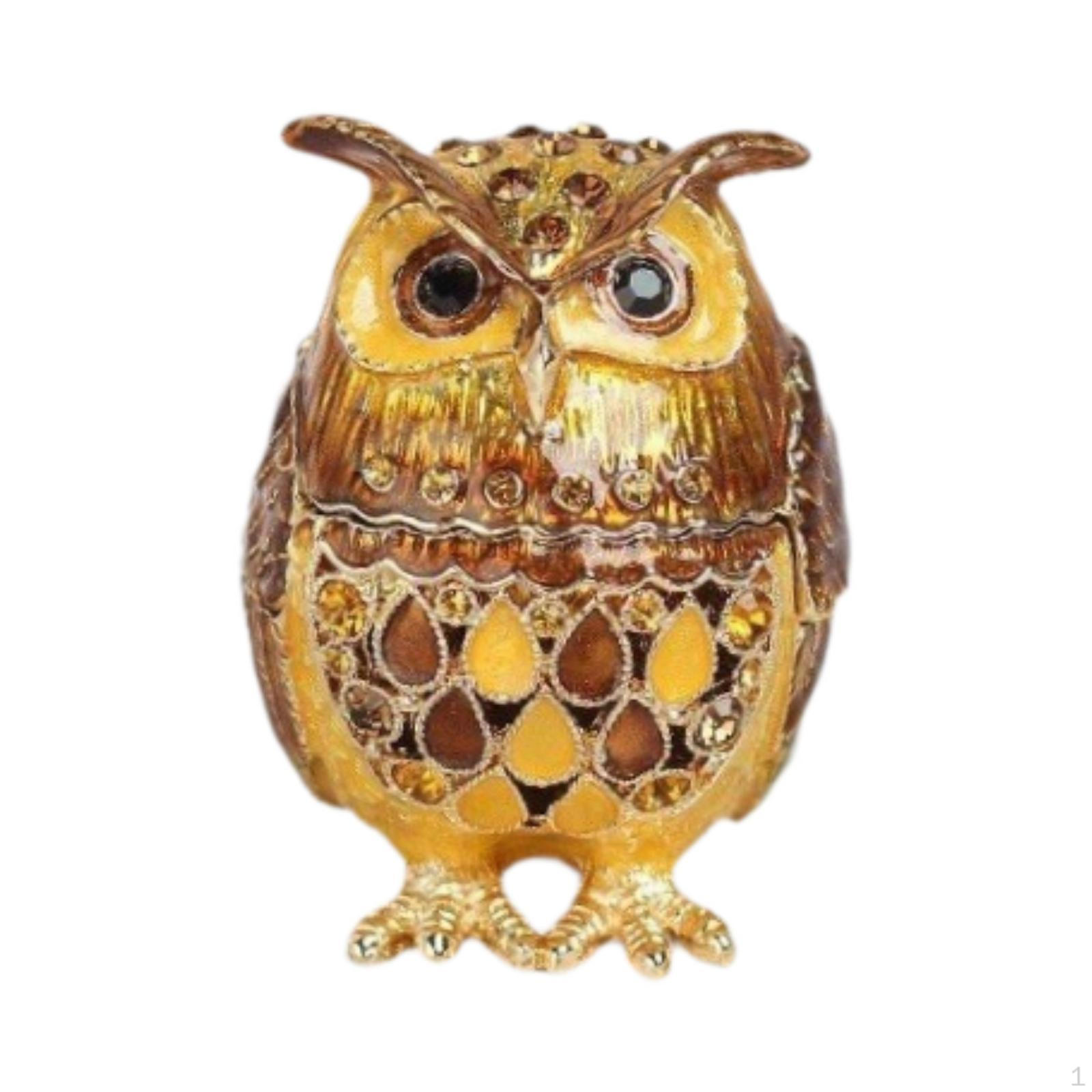 

Элегантная и декоративная эмалевая шкатулка для украшений, идеально подходит для колец или ювелирных изделий.