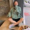 Loose Thick Women Oversize Autumn Sweatshirt Harajuku Letters Printed Frog Casual Hooded Hoodies Thicken Pullover Female