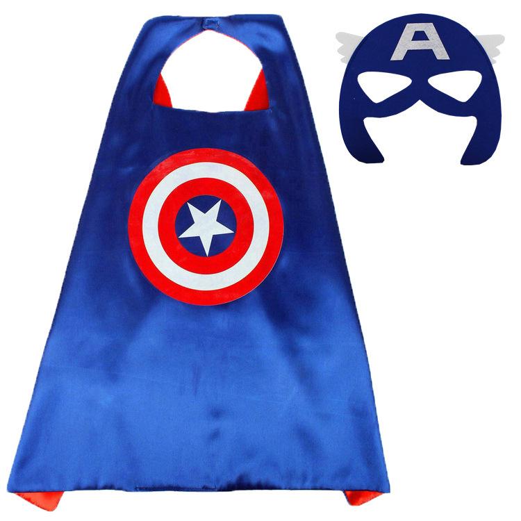 Children's Day Hero Capes: Adult Spider-Man, Superman, Captain America, Batman, Iron Man Cloaks