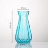 European Origami Glass Vase - Elegant Hydroponic Flower & Dried Decor for Living Room