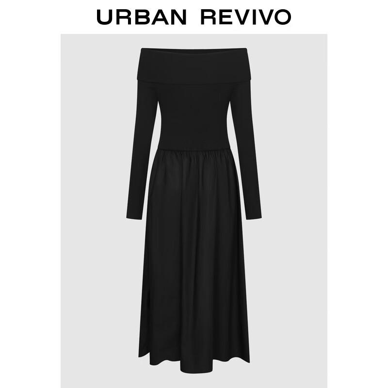 

UR Women s Off-Shoulder Knit A-Line Midi Dress L