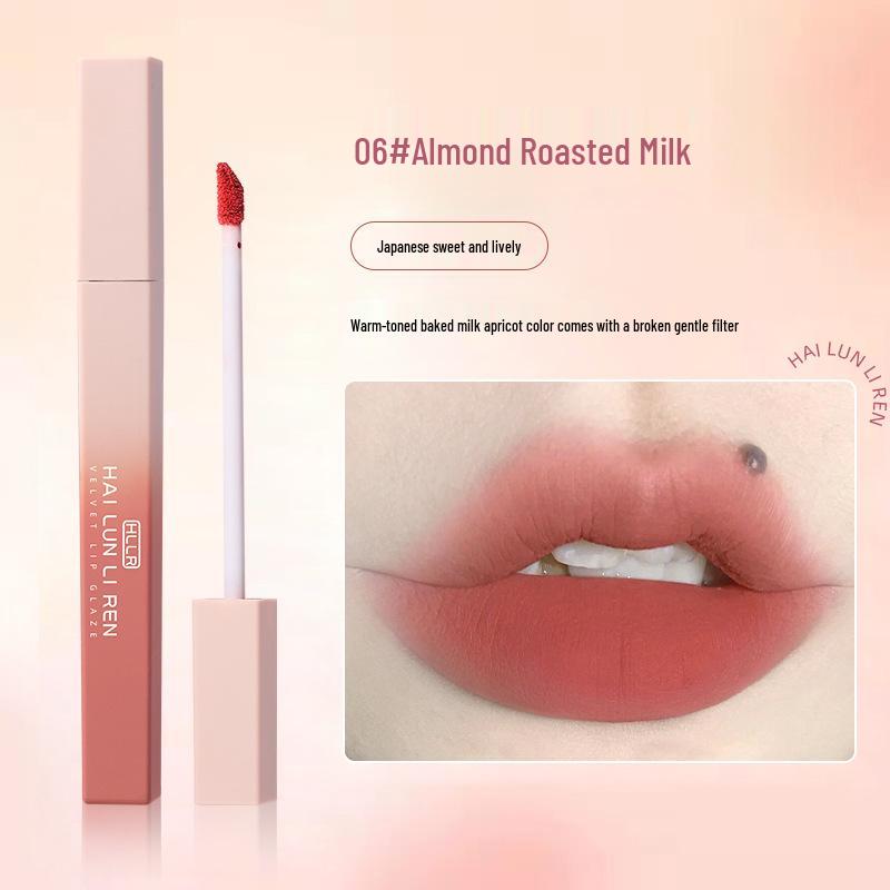 

Whitening Soft Mist Matte Lip Glaze - Non-Transfer, Ideal for Students & Beginners