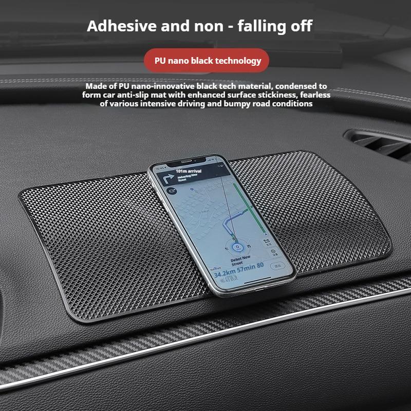 Multi Functional Large Car Anti-skid Pad Universal Key Phone Fixed Pad Sun Protection for Fixation of Perfume Sunglasses Etc