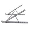 Laptop Desk Stand Aluminum Alloy 6 Heights Lightweight Non Slip Foldable Laptop Holder Mount for 10 to 15.6in Computer