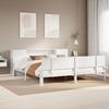 VidaXL Bookcase Bed Without Mattress White 180x200 Cm Solid Pine Wood 3322639