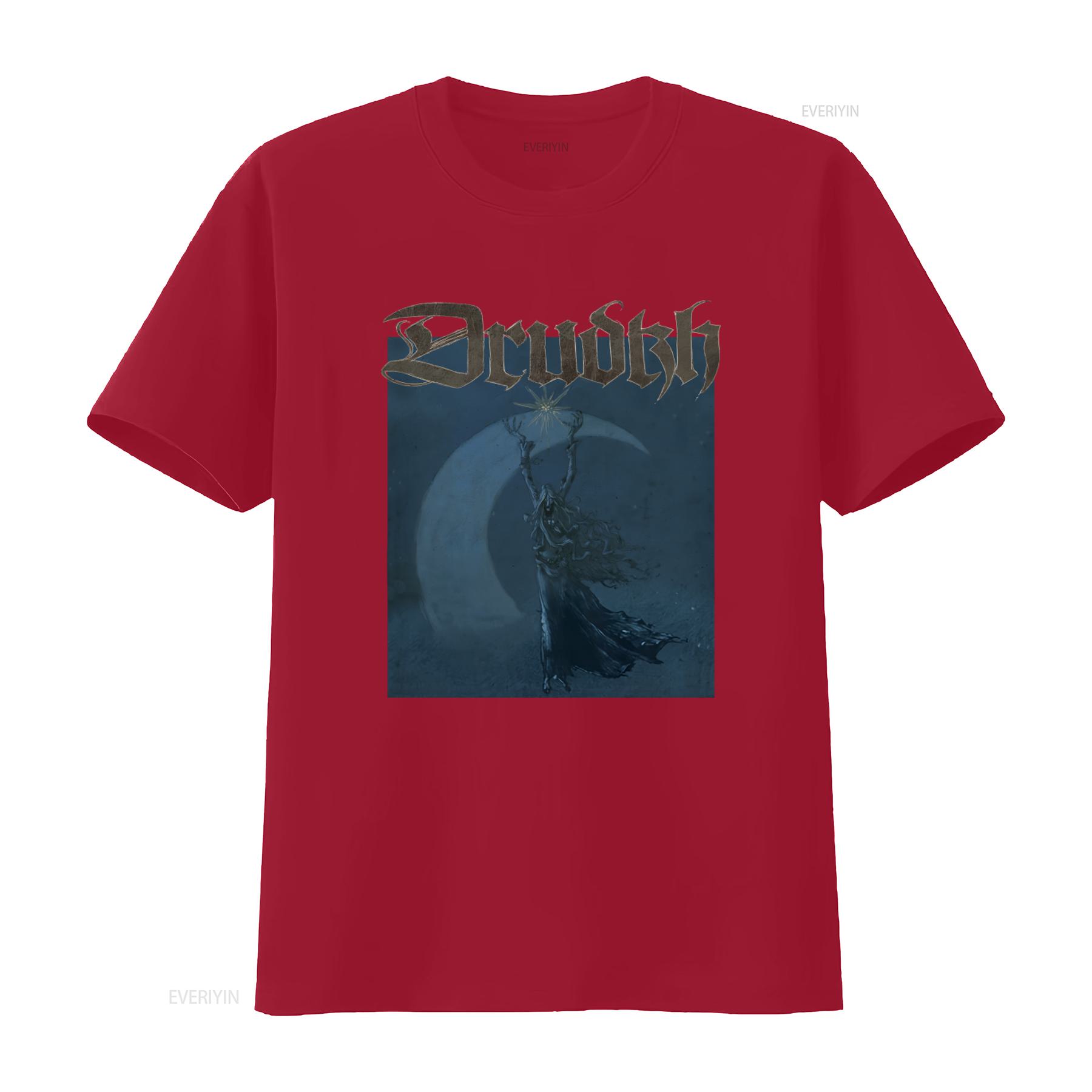 DRUDKH An Antidote for Ignorance T Shirt Dark Fantasy Moonlit Design Men and Women vintage Washed Stylish designer clothes S