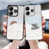Cartoon Sleeping Cat Case for Redmi Note 14 Pro Plus Note 13 12 11s 10 Lite K80 13C 11 A3 A5 9 Pro Phone Cover