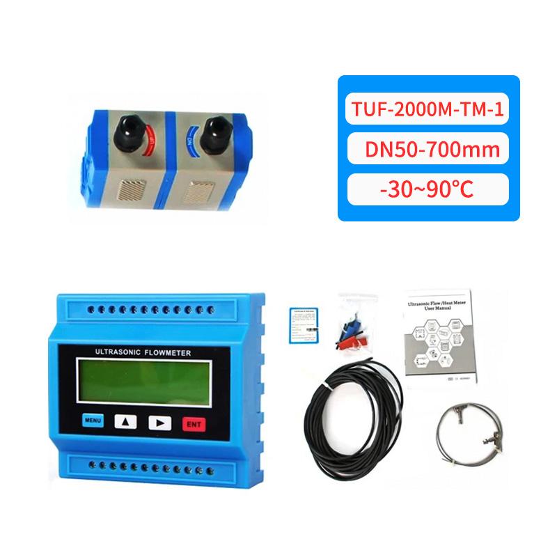

TUF-2000M Water Flow Meter TL-1-HT High-Tem Ultrasonic Modular Sensor TS-2 TM-1 DN15-700mm RS485 Digital Level Flowmeter TM-1-DN50-700mm