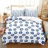 Hip Hop Turkish Evil Eye Bedding Set Single Twin Full Queen King Size Aldult Boys Man Bedroom Duvet Covers Sheet Set
