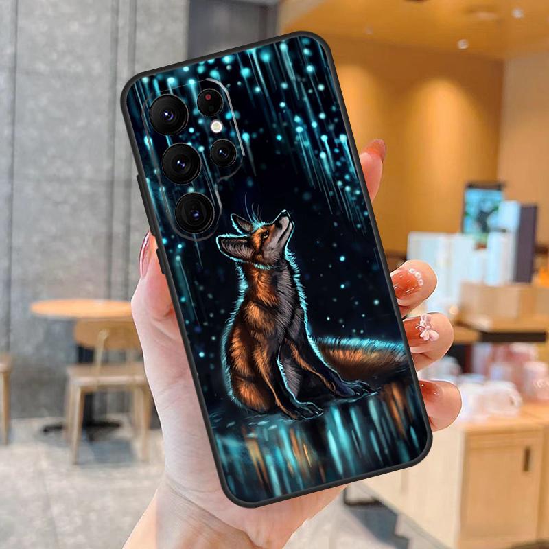 

Аниме Забавный Чехол с Лисой Для Samsung Galaxy S23 S21 S22 Ultra S8 S9 S10 Note10 Plus Note 20 Ultra S20 FE Чехол Galaxy S21