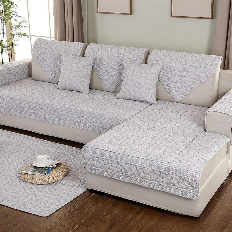 Thick Sofa Cover Soft Towel Couch Cushion Living Room Sofas Covers Non-slip Corner Sofa Seat Mat Chair Covers