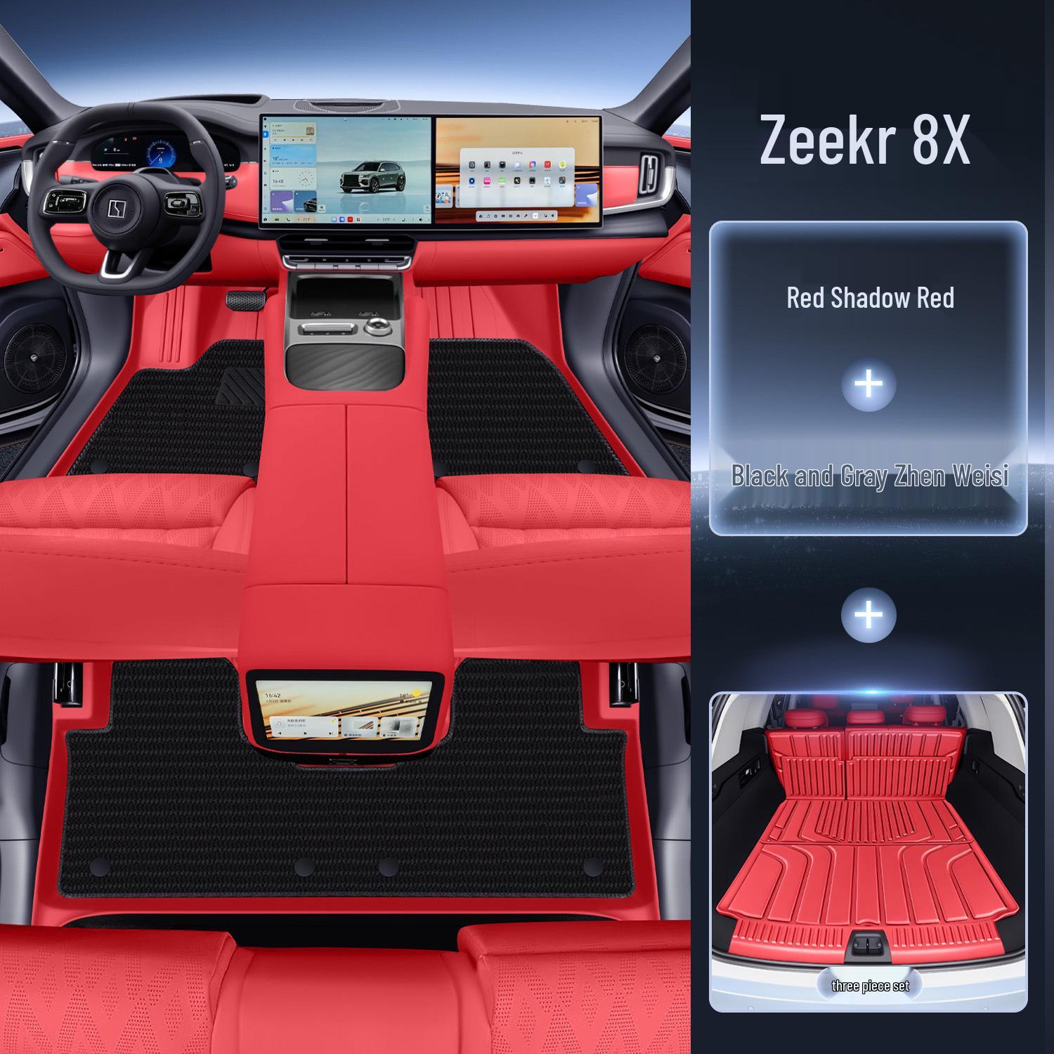 Zeekr 8X TPE grīdas paklāji –