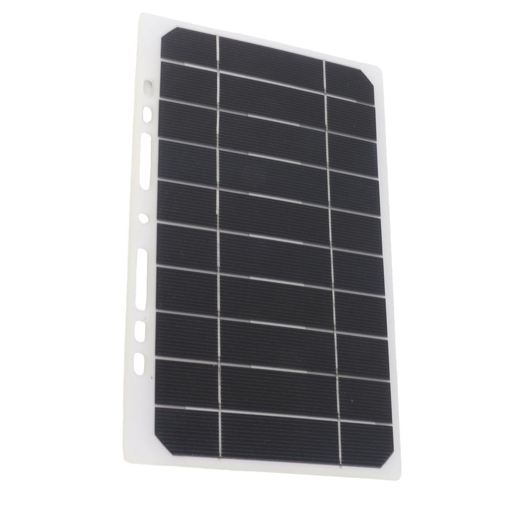 Solarpanel, 10W 5V 2A Monokristallines Silizium Solarbetriebenes Panel für Smartphones, Tablets, Kameras, Solar für Camping Wandern Outdoor Wohnmobilreise