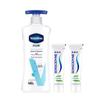 Sensodyne Fresh Mint Sensitive Toothpaste & Vaseline Body Lotion Bundle