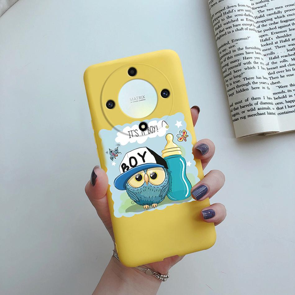 Case For Honor X9a X9b 5G Cover Silicone Soft Fashion Flower Back Shell Coque For Honor X9a X9b X9 a X 9 B 2023 Phone Case Funda