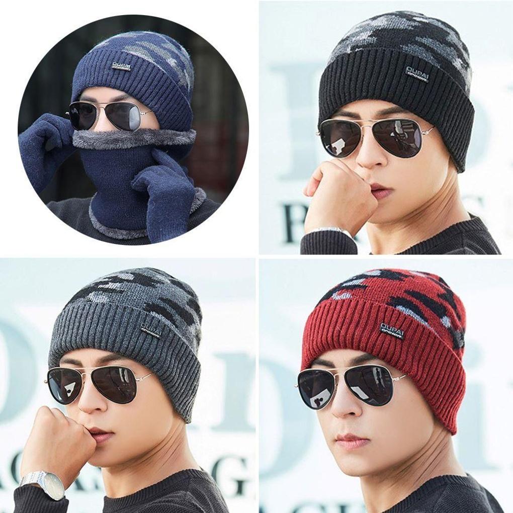 Women's Winter Daily Military Neck Warmer Set Beanie Hat