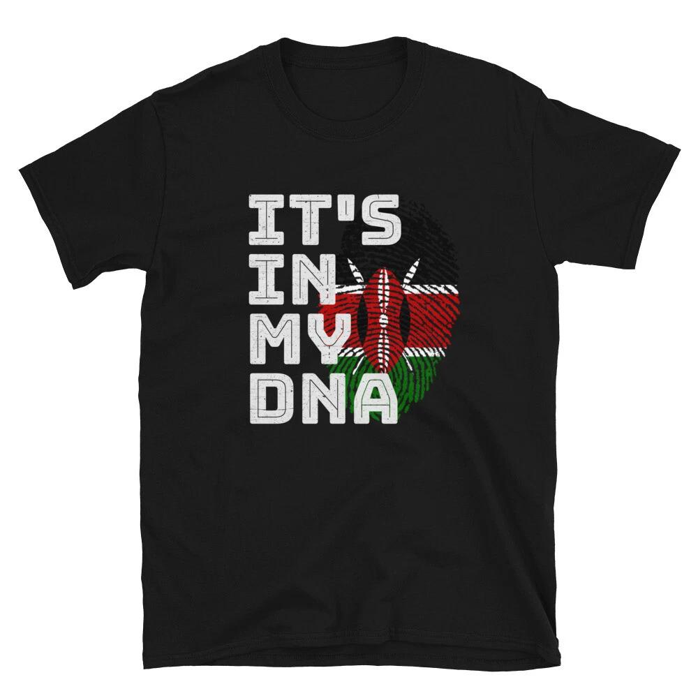 It s In My DNA Kenya Flag Fingerprint T-Shirt S