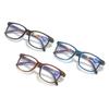 Gafas de lectura cuadradas antiluz azul para hombre y mujer, anteojos de protección ocular urltra-light, elegantes y cómodos