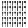 10/50Pcs Cable Organizer Tie Adhesive Adjustable Reusable Office Desk Power Tape Cord Wrap Wire Management