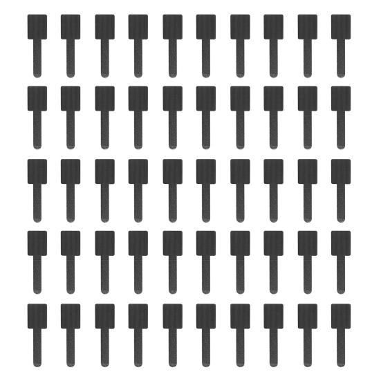10/50Pcs Cable Organizer Tie Adhesive Adjustable Reusable Office Desk Power Tape Cord Wrap Wire Management