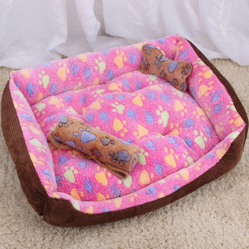 Pet Soft Sleep Mat Pet Blanket Double-Sided Fleece Cover Blanket Four Seasons General Purpose Blanket Pet Nest Mat Pet Supplies