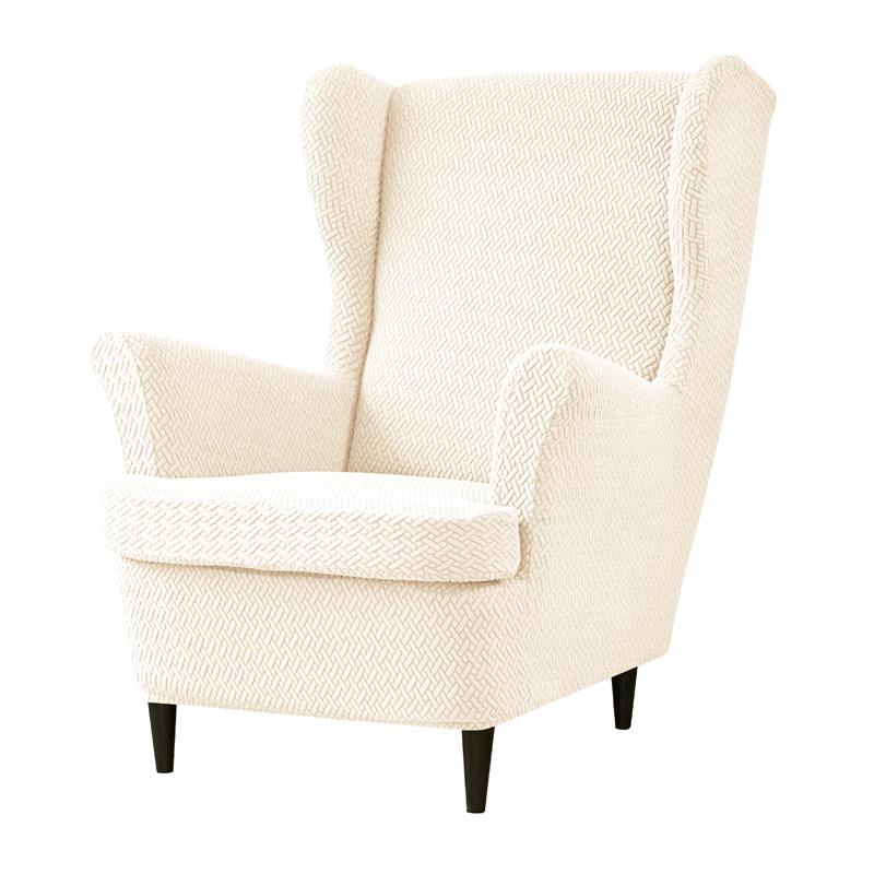Wingback Chair Covers Stretch Armchair Slipcovers Wing Chair Cover With Seat Cushion Single Sofa Cover