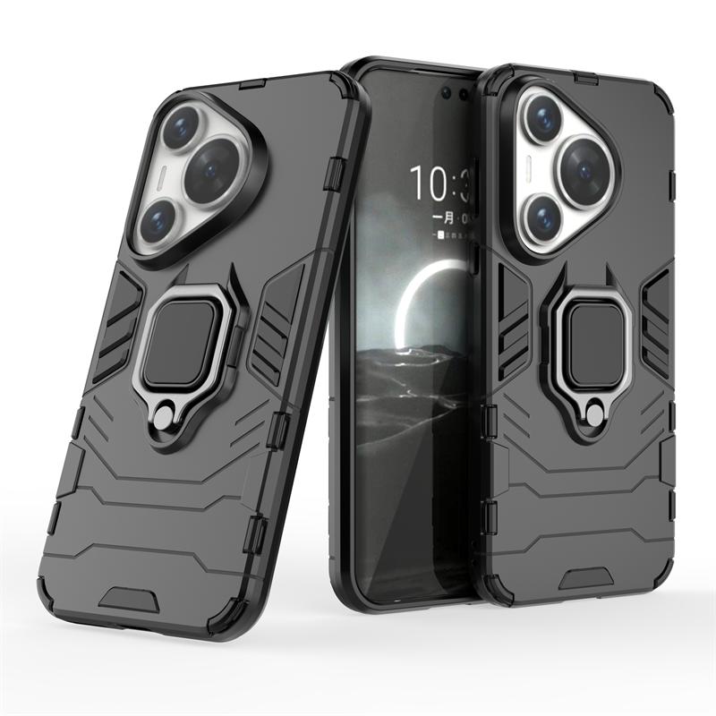 

Для Huawei Pura 70 Pro 5G чехол автомобильный держатель кольцо противоударный бронированный чехол для телефона Huawei Pura 70 Pro Plus Pura 70 Ultra задняя крышка For Pura 70 Ultra 5G