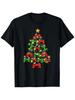 MenS WomenS Retro 8Bit Controller Christmas Tree TShirt