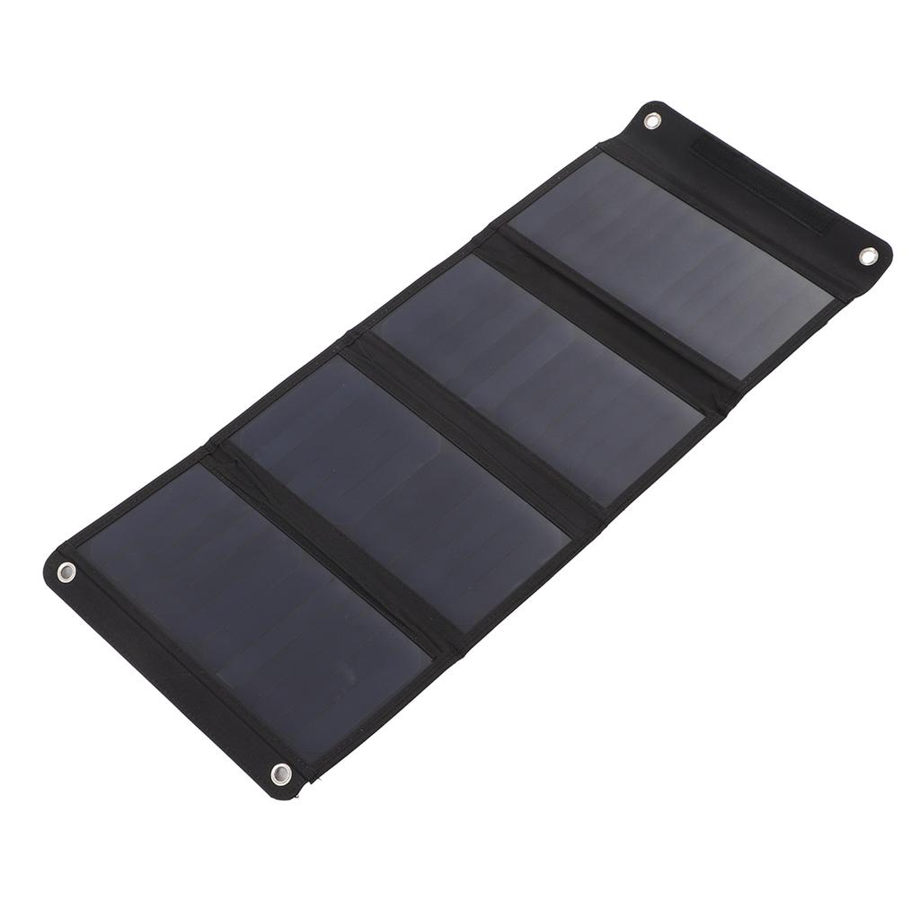 3 Ports 28W Solar Charger Fast Charging Outdoor Solar Panel Power Bank Foldable Portable for Phones Mobile Laptops